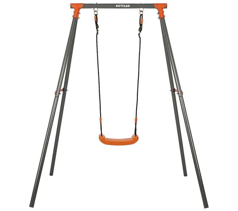 Portique De Balançoire Orange Pour Enfants - Single