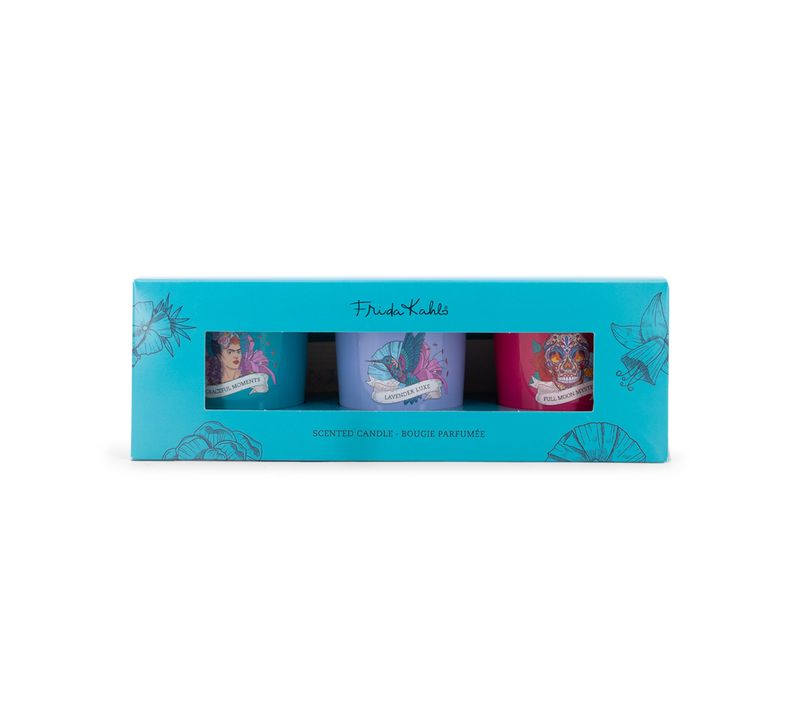 Lot De 3 Bougies Parfumées 3 X 70 G