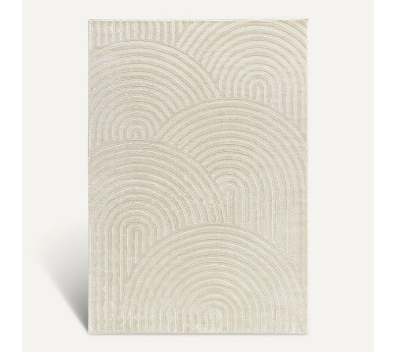 Tapis De Salon Rio 15, 160x230cm, Ecru