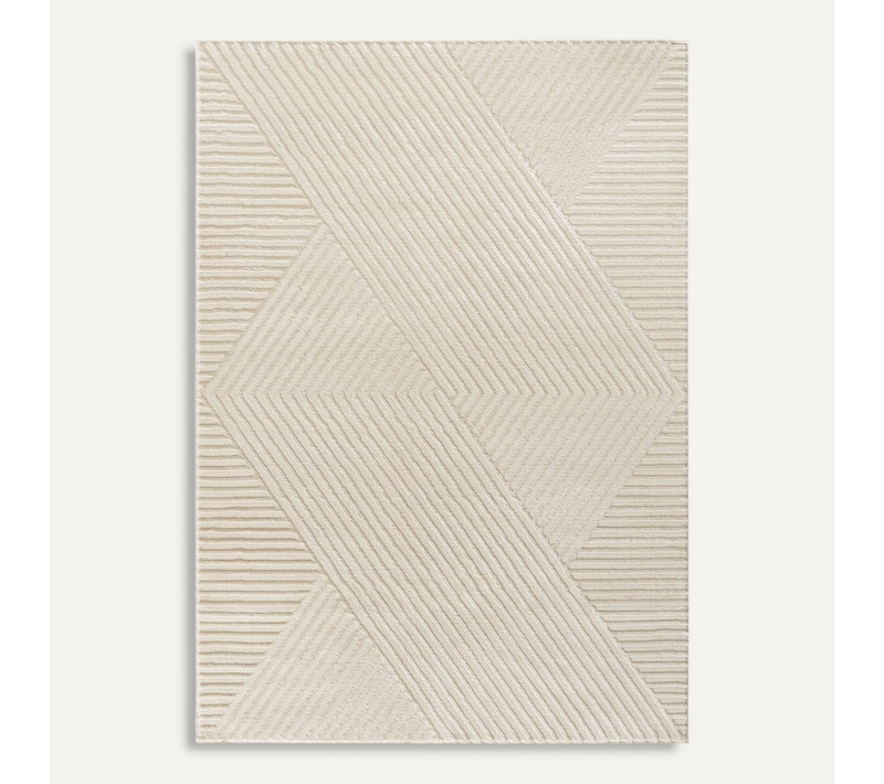 Tapis De Salon Rio 16, 160x230cm, Ecru