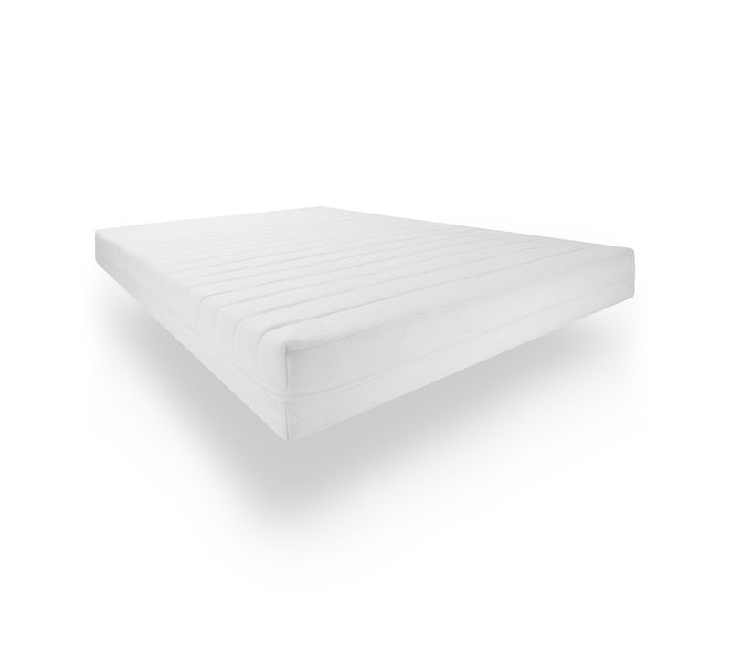 Matelas Mousse 100x190, Epaisseur 15 Cm, à Froid Avec 7 Zones, Soutien Ferme