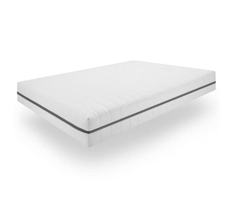 Matelas Mousse 80x190 cm Mi-ferme et Ferme, Hauteur 18cm, 7 Zones