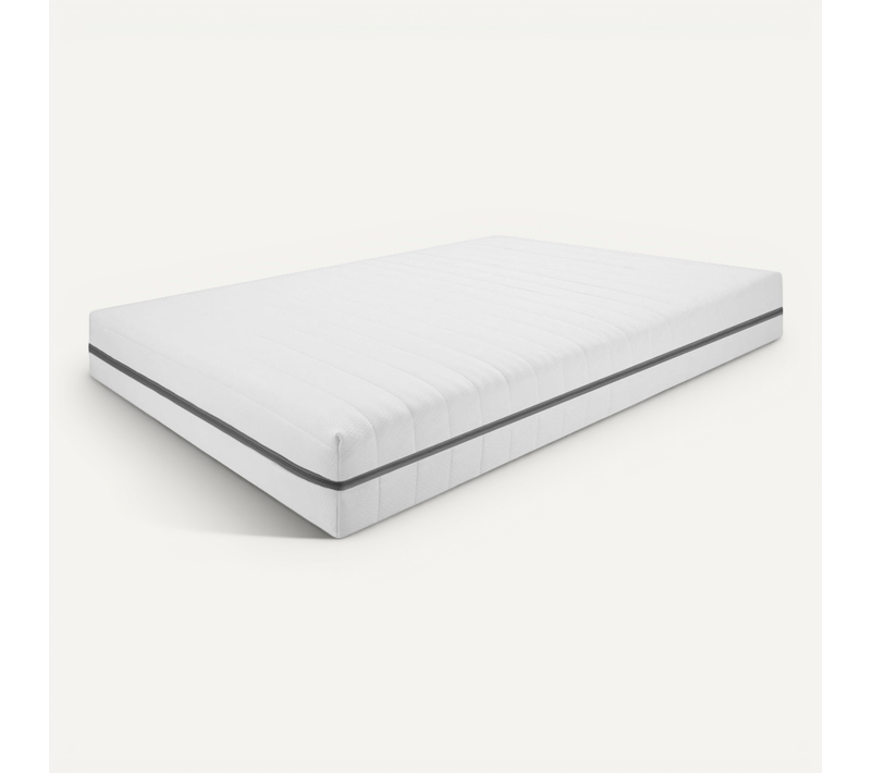 Matelas Mousse 90x200 cm Avec 7 Zones, Hauteur 18cm, Ferme