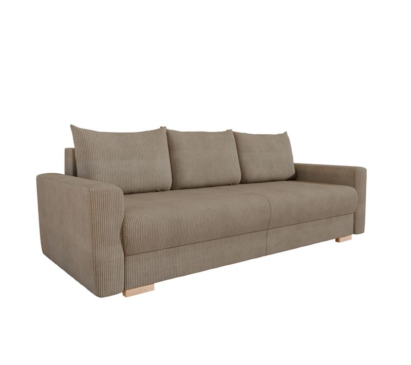 Canapé-lit Elma Avec Fonction Lit - Marron