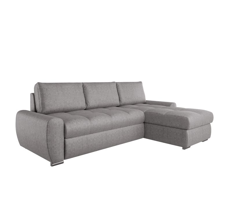 Canapé D'angle Lunar Canapé-lit Avec Coffre De Lit - Gris