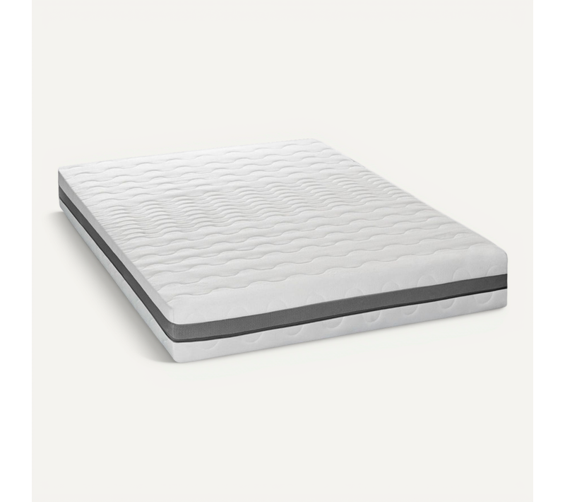 Matelas Mousse 140x200 Cm, Hauteur 18cm, Ferme, Housse Respirante Aloe Vera