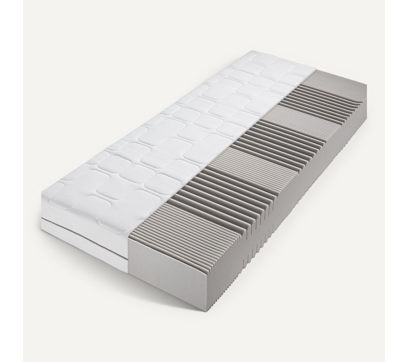 Matelas Mousse H4, 140x200 cm GRANDMASTER Épaisseur 26cm, 7 Zones