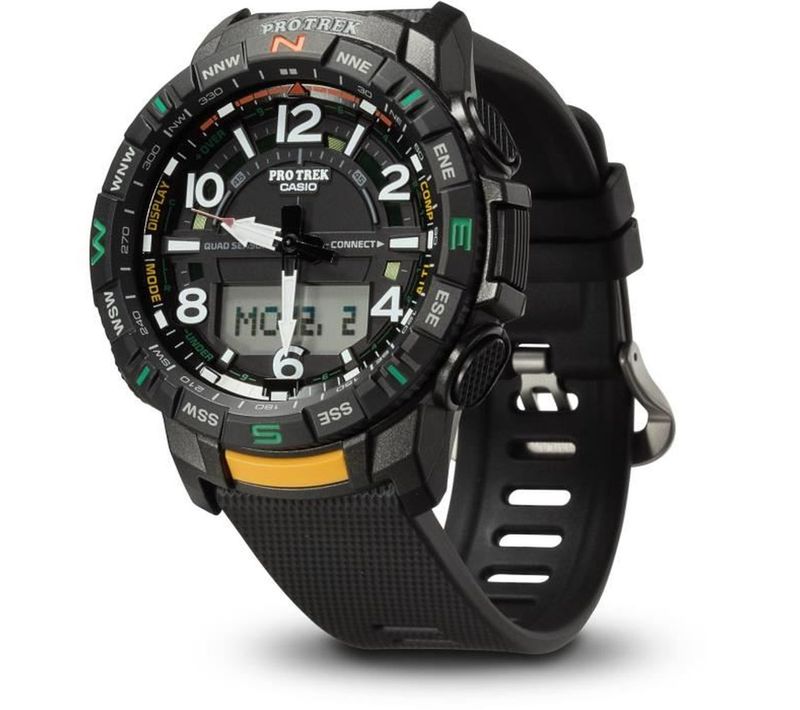 Montre Connectée Outdoor Prt-b50 - Altimètre, Baromètre, Boussole, 20 Atm