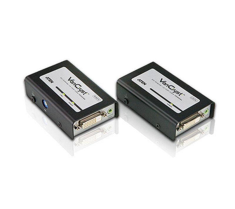 Aten Kit D'extension Dvi Pour Transmission D'un Signal Dvi Sur Câble Cat5e. Full HD 1080p Jusqu'à 4