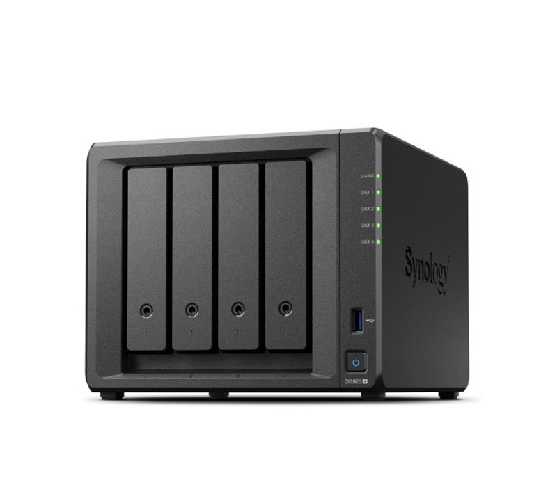 DS923+ Dual-core - Serveur Nas Tour - Ram 4 Go - 4 Baies