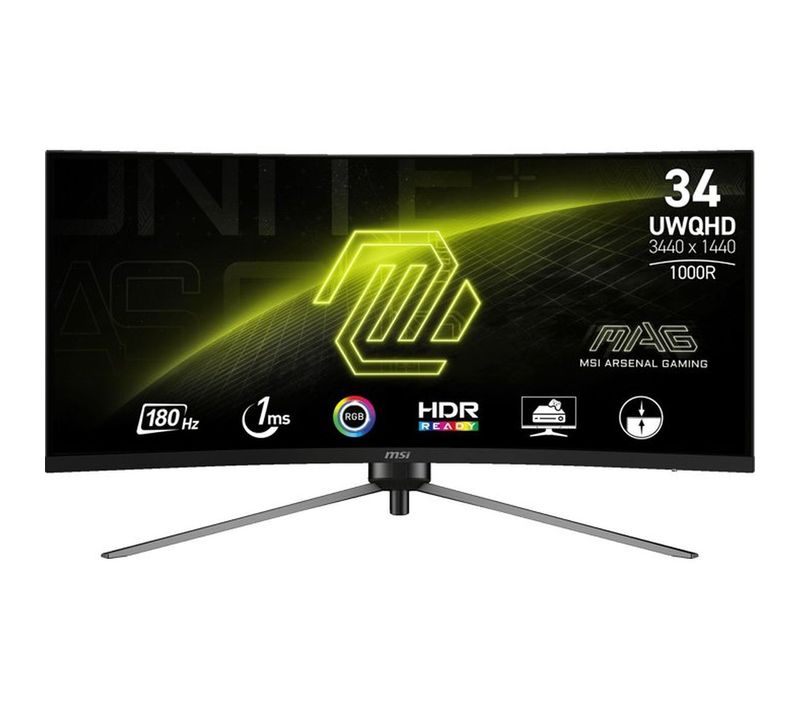 Écran 34'' Incurvé Uwqhd 3440×1440 1000r - 180 Hz, 1 Ms (mprt), Va
