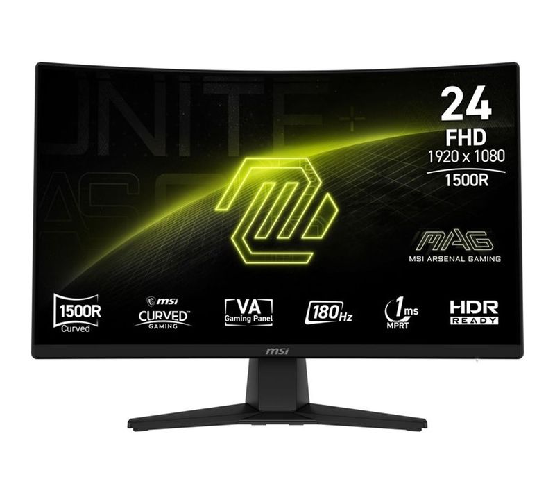 Écran PC Gamer Incurvé 24'' (23,6") 1500r - Fhd 180hz, 1ms, Va