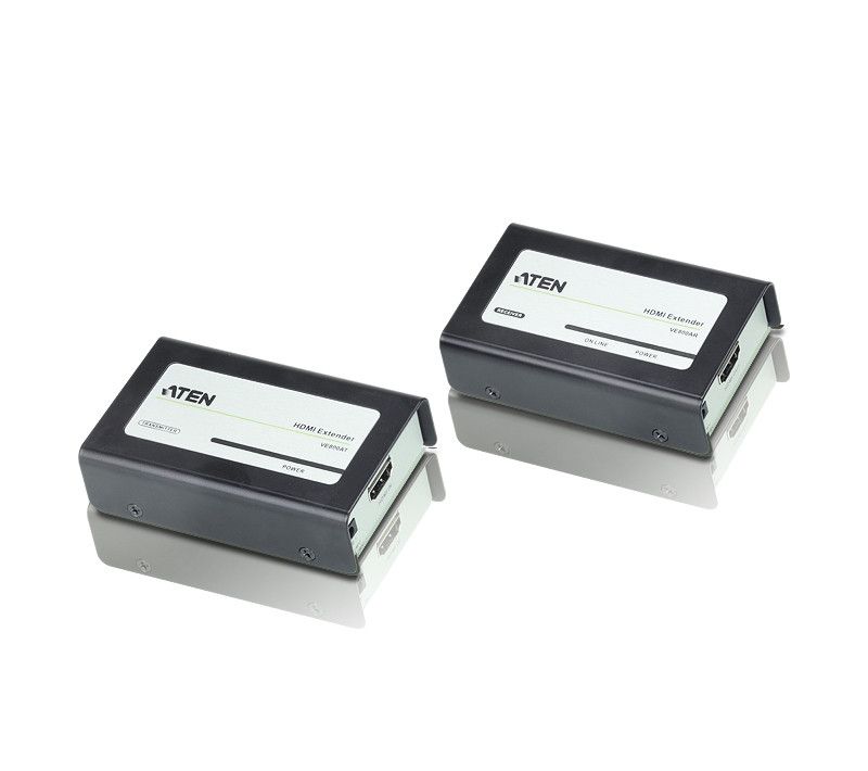 Aten Émetteur/récepteur Pour Transmission D'un Signal HDMI Sur 2 Câbles Cat5e. Max. 40 Mèters. Sur