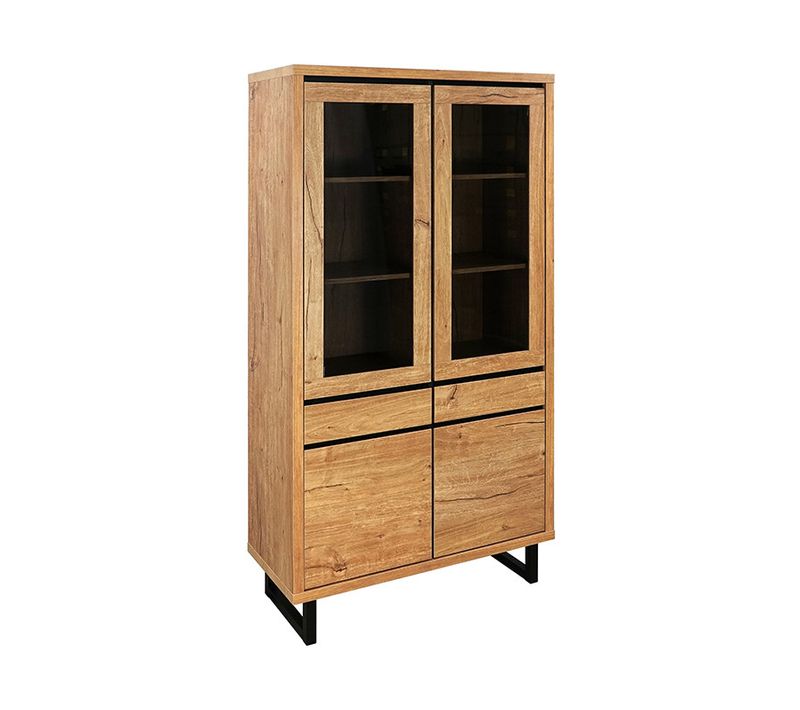 Vitrine Grand Modèle 2 + 2 Portes 2 Tiroirs Sully