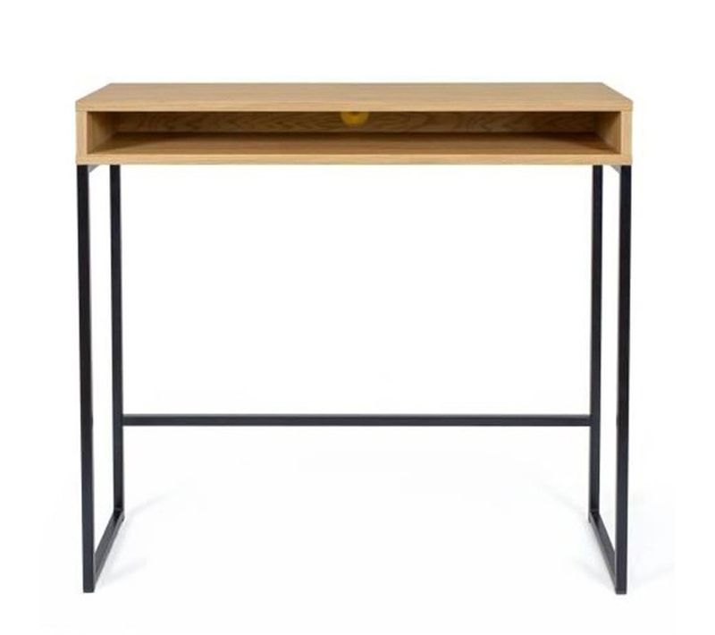 Bureau Design "frame" 100cm Chêne et Noir