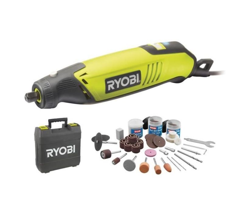 Mini-outil 150 W - 10 000-35 000 Tr/min - Livré En Coffret Avec 115 Accessoires - Eht150v
