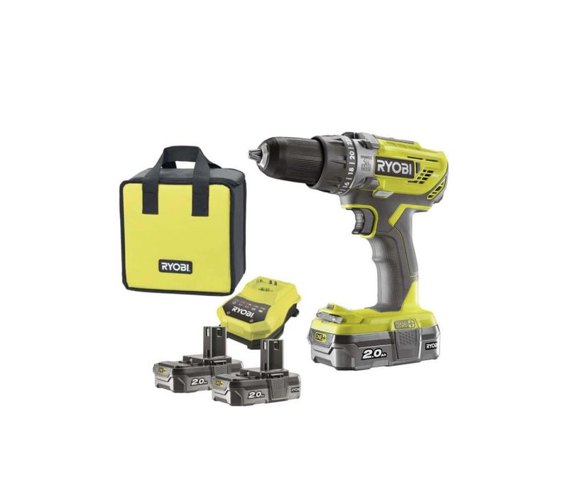 Pack Perceuse-visseuse A Percussion Sans Fil + 2 Batteries - 18v - 2ah