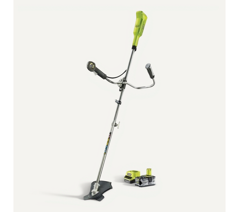 Débroussailleuse Sans Fil 18 V Avec Lame Tri-arc 20 Cm Et Batterie 5,0 Ah