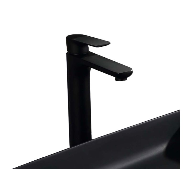 Mitigeur Haut Salle De Bain Finition Noir Mat