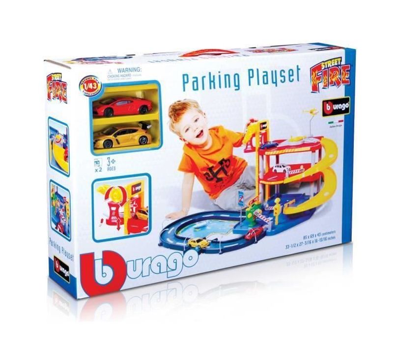 Garage 3 Niveaux 1 Voiture Inclus - Burago