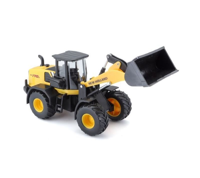 Véhicule De Construction Chargeuse W170d New Holland 1/50eme - Jaune