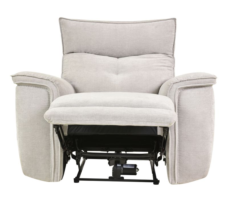 Fauteuil relax 3 moteurs ADAM tissu gris beige
