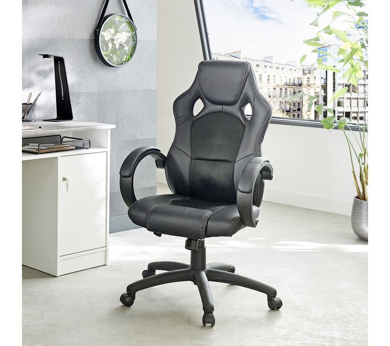 Fauteuil de bureau TURBO 2 Noir