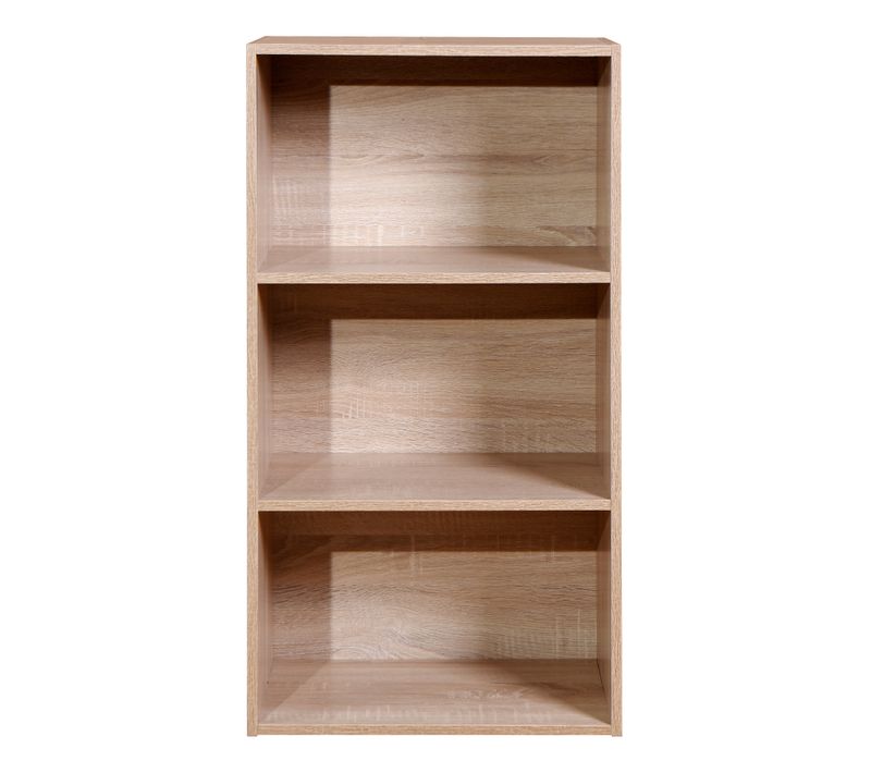 Etagère 3 cases POYANG 3 Imitation chêne foncé