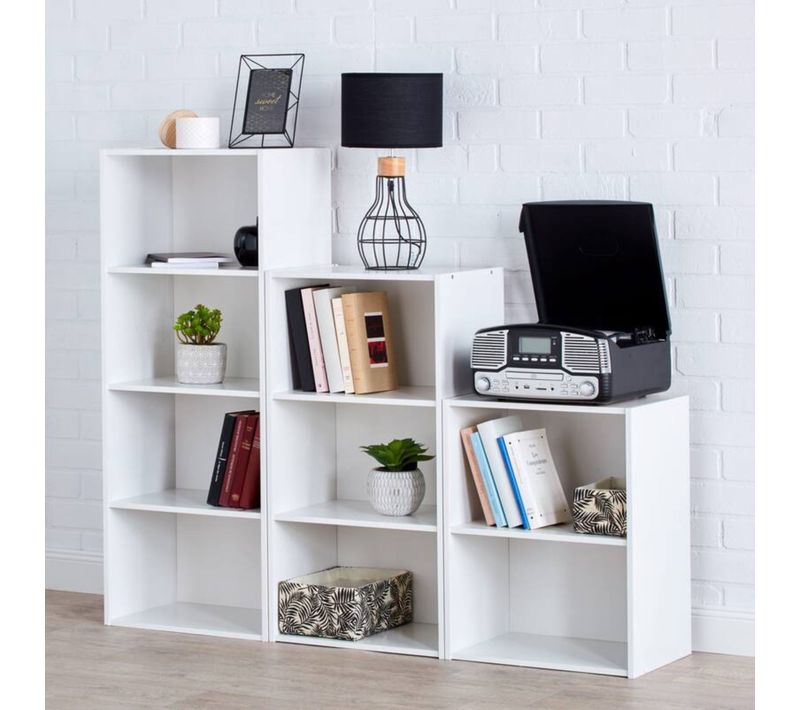 Etagère 4 cases POYANG 3 Blanc
