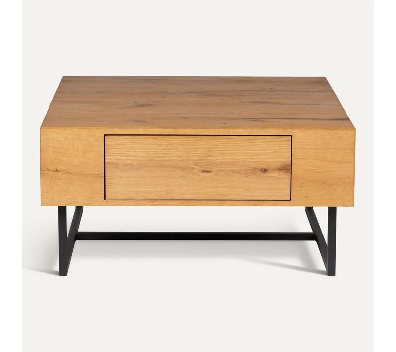 Table basse carrée TIME placage chêne WOODS