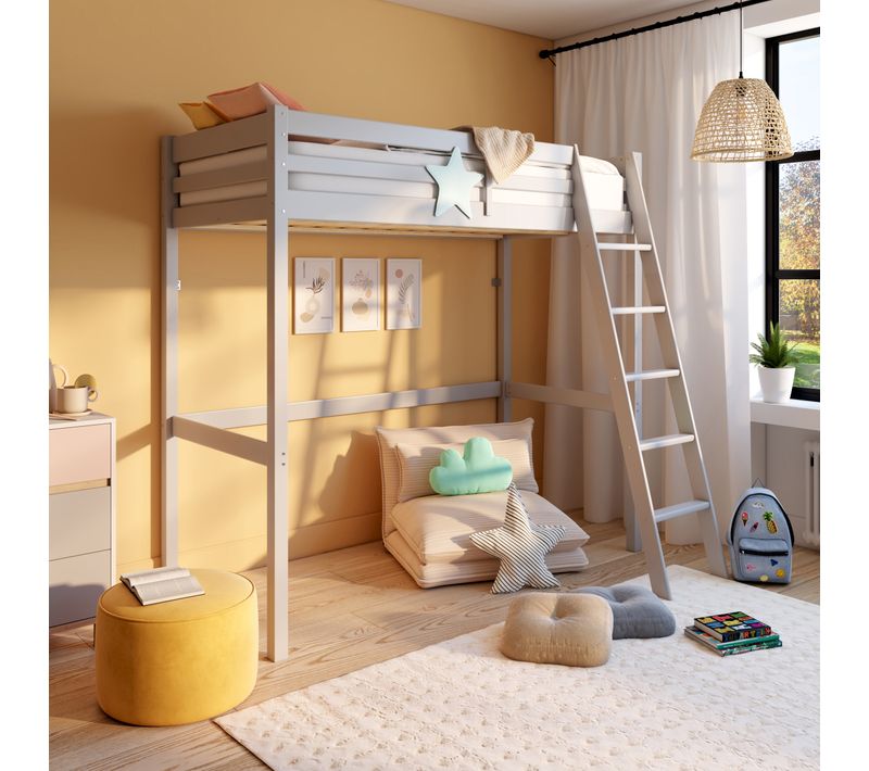 Mezzanine 90x190 cm BLOOM Gris