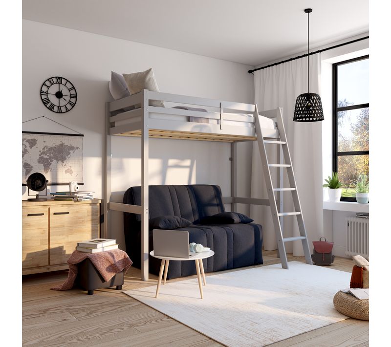 Mezzanine 140x190 cm BLOOM Gris
