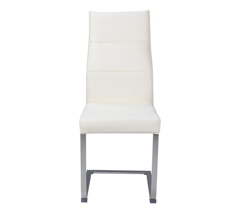 Chaise KIMI polyuréthane blanc