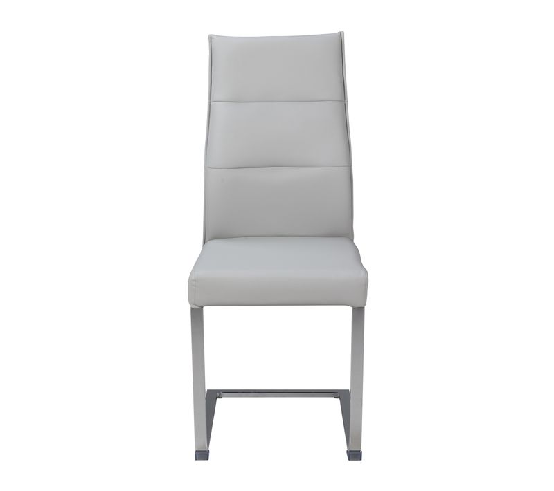 Chaise KIMI polyuréthane gris
