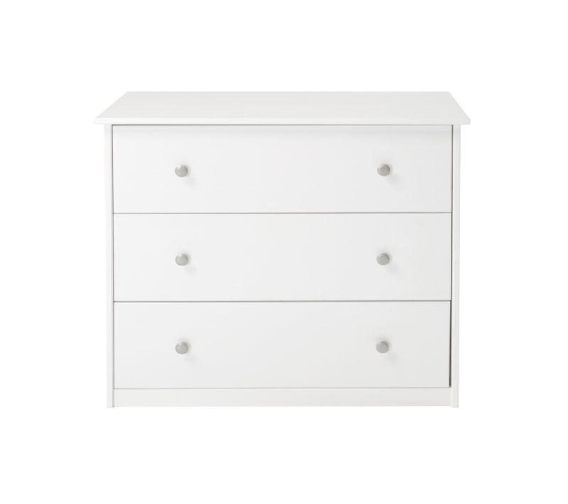 Commode 3 tiroirs BLOOM Blanc