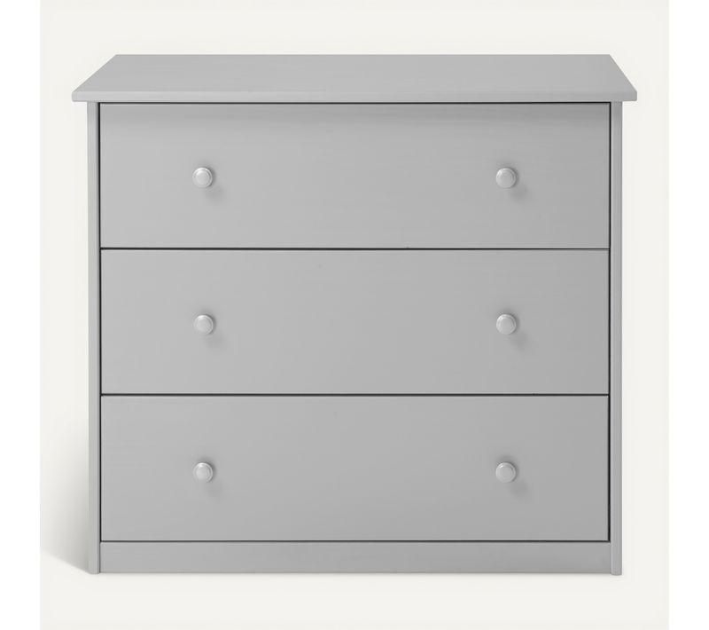 Commode 3 tiroirs BLOOM Gris