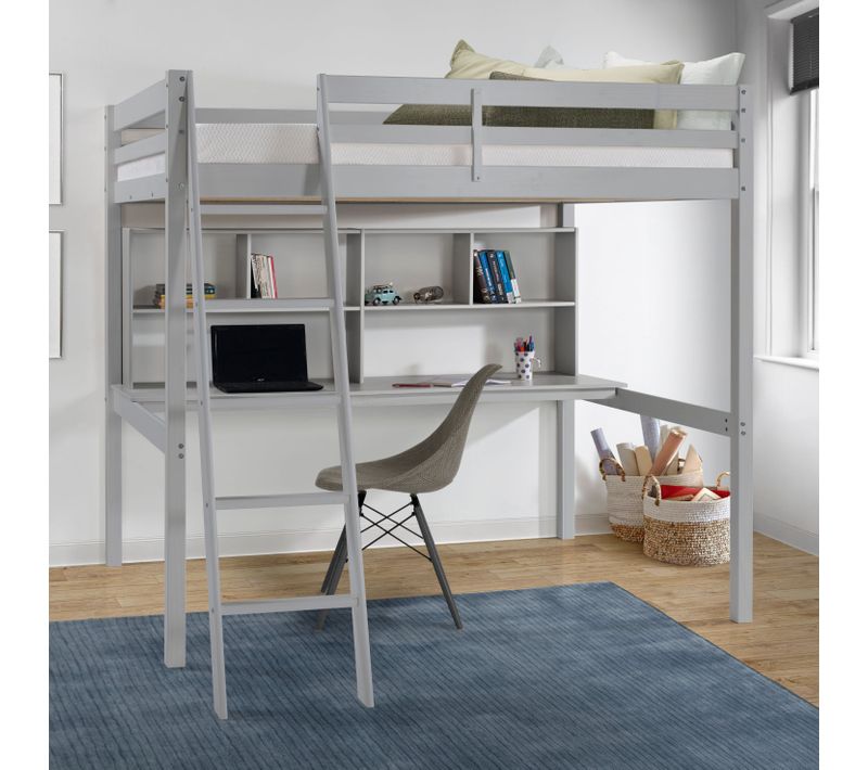 Option bureau pour mezzanine BLOOM Gris