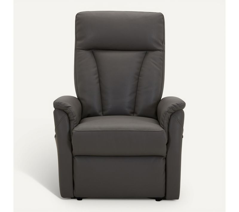 Fauteuil releveur 2 moteurs KENNY en PU gris foncé