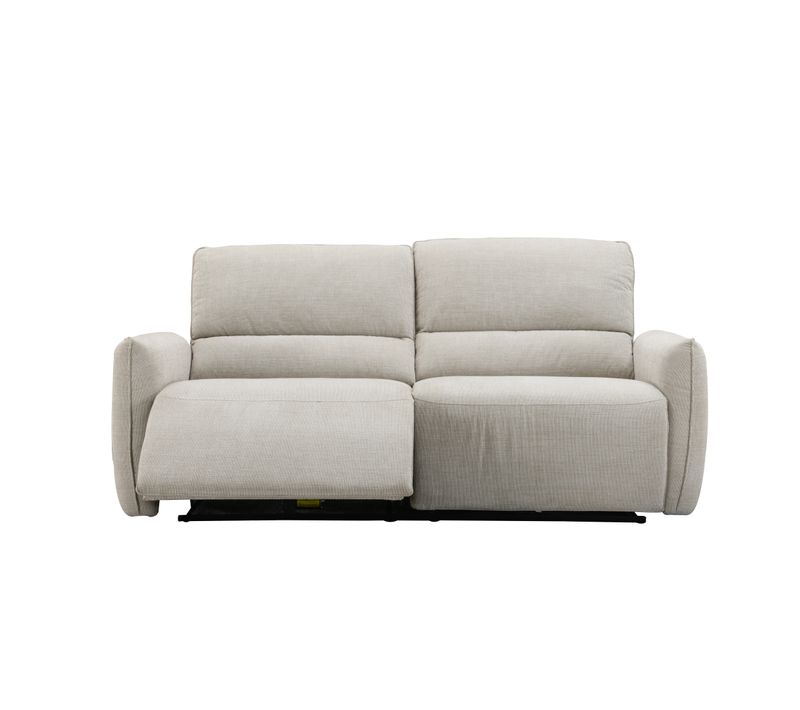 Canapé 3 places 2 relax CALVI tissu beige