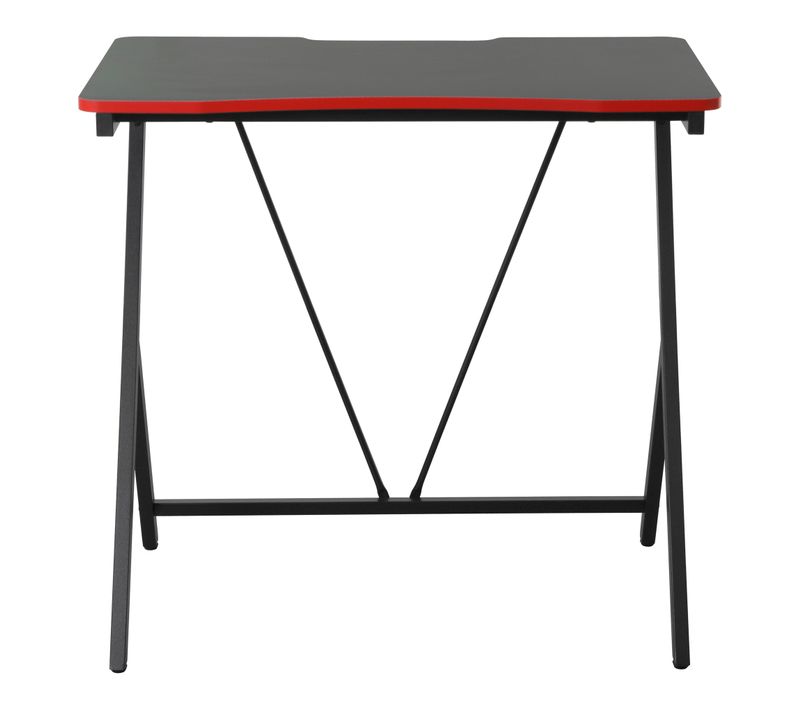 Bureau gamer NIX noir et rouge