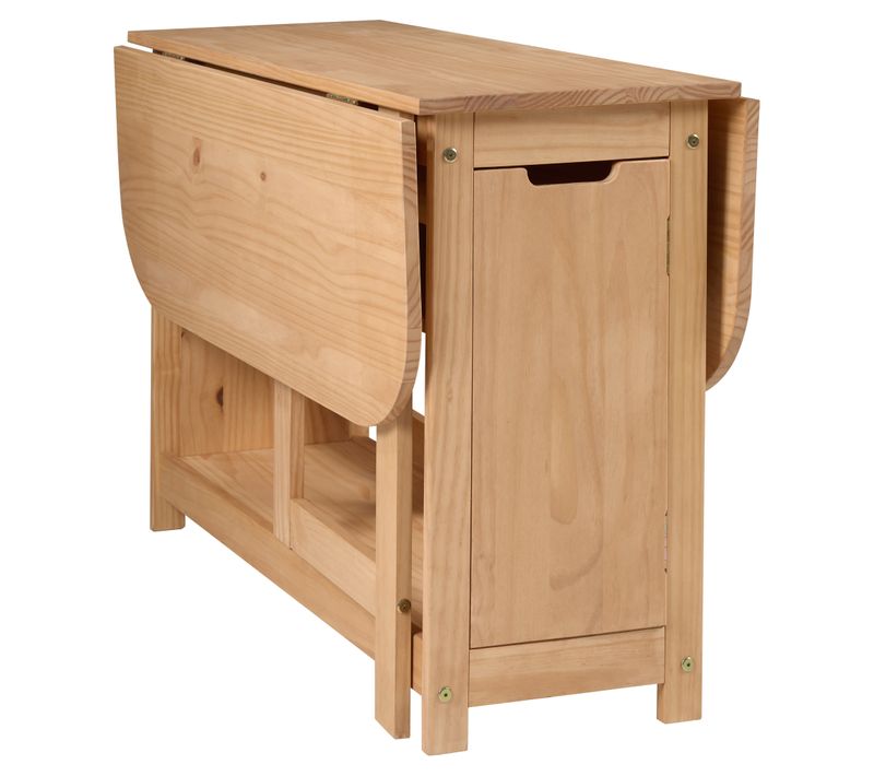 Table rabattable 1 porte MYLENA Bois massif