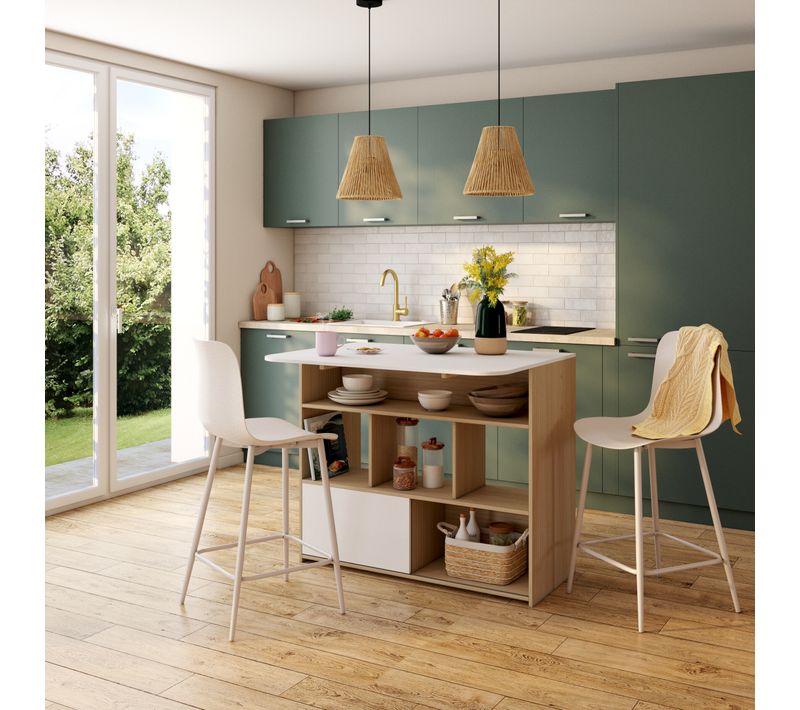 Tabouret de bar H63 MILA Beige
