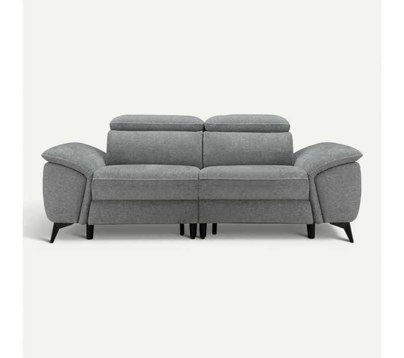 Canapé 3 places Relax Newport BUT Gris Tissu L223 x P102 x H99 cm Réf. BUT-4894223244695
