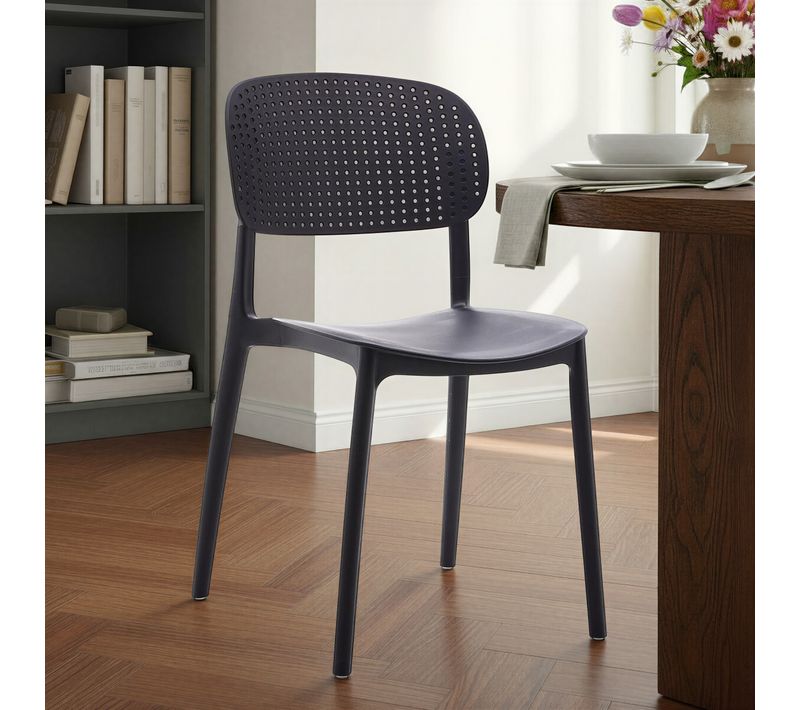 Chaise CLAUDINE Noir