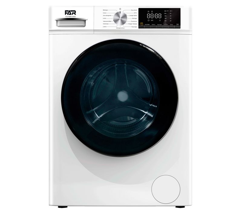 Lave linge hublot séchant FAR FLFS8514AD 8/5kg Blanc