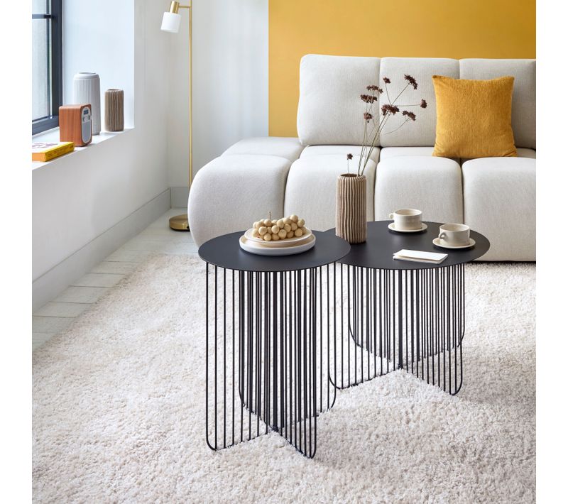 Table basse noire INES Noir
