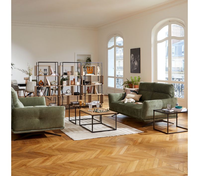 Table basse set de 3 MAXIME Noir