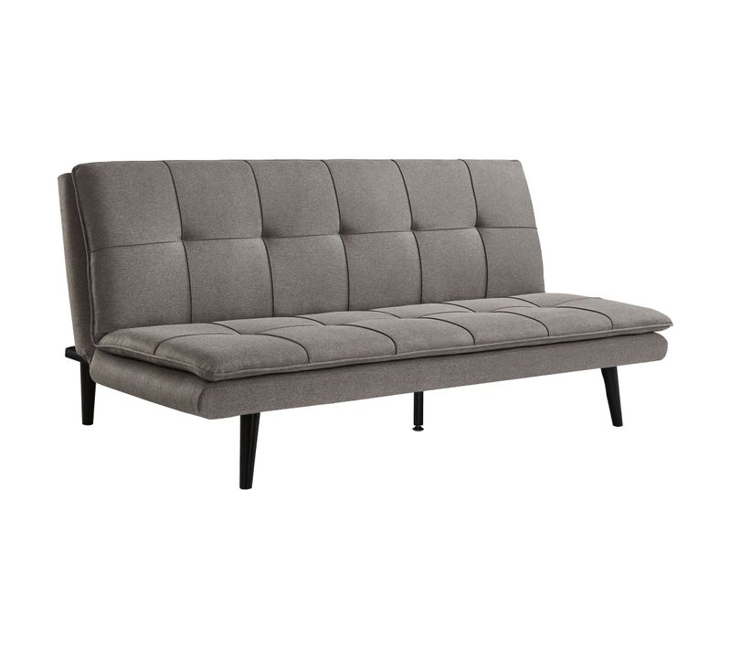 Banquette-lit clic-clac MAGGIE tissu gris
