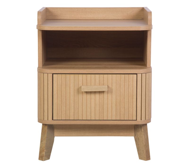 Chevet 1 tiroir OSAKA Imitation chêne