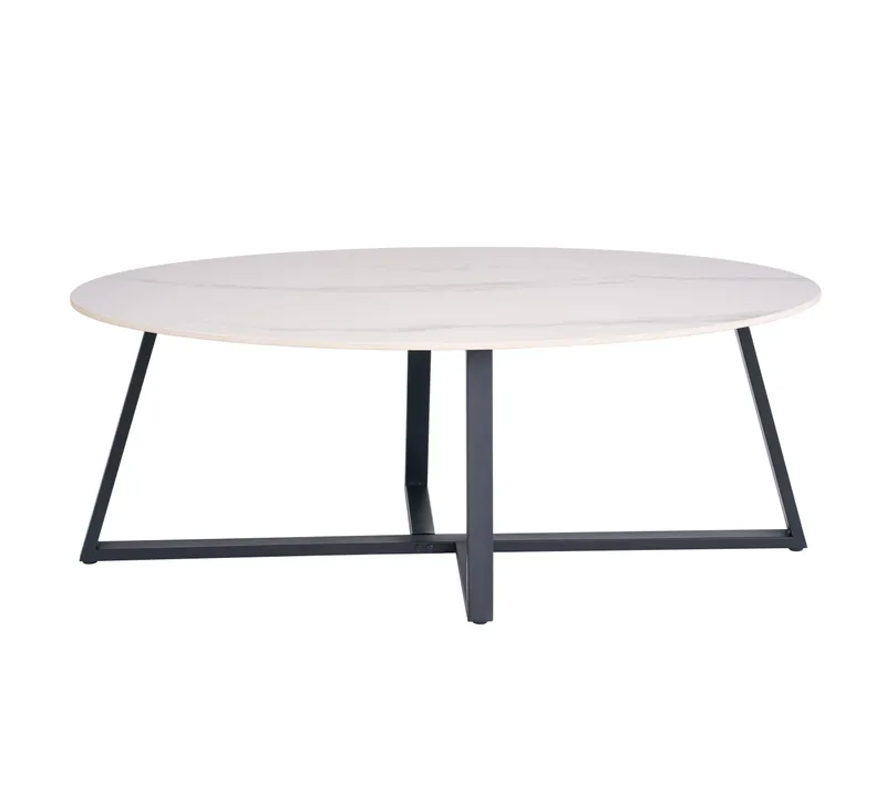 Table basse MODENA Effet marbre blanc